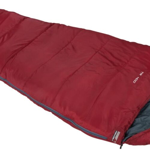 High Peak TR 400 Mumienschlafsack, 220cm, 0°C, dunkelrot/grau