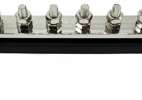 WATTSTUNDE® Busbar 6xM8 450A / 70V schwarz