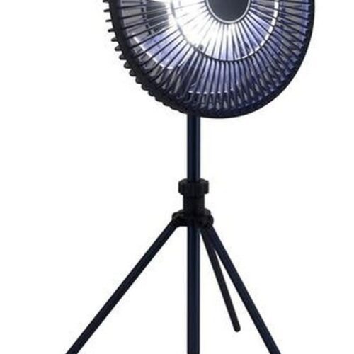 Eurotrail Aufladbarer Standventilator, schwarz