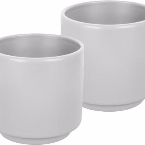 Brunner Dolomit InMano Espresso Set, 2-teilig, weiß