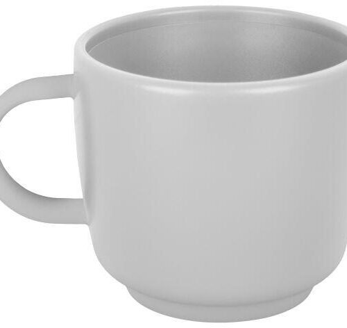 Brunner Dolomit Cappuccino Henkelbecher, weiß