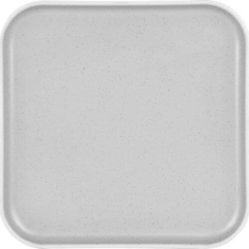 Brunner Dolomit Teller, 25x25cm, eckig, weiß