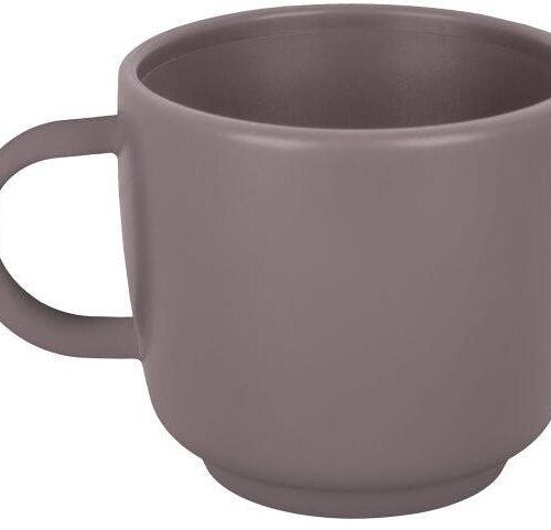 Brunner Dolomit Cappuccino Henkelbecher, brombeer