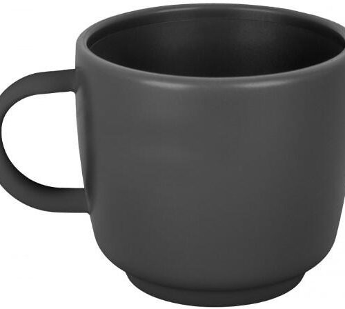 Brunner Dolomit Cappuccino Henkelbecher, grau