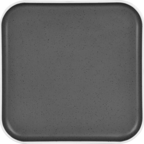 Brunner Dolomit Teller, 25x25cm, eckig, grau