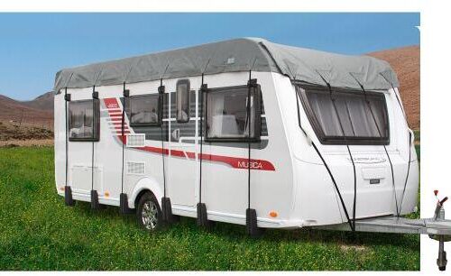 Hindermann Wintertime Caravan-Dachschutzplane 900x300cm