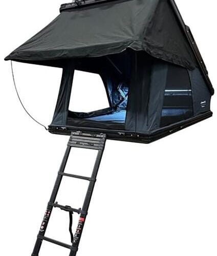 Eurotrail Mandara Dachzelt, 2-Personen, 211x145cm, dunkelgrau/schwarz