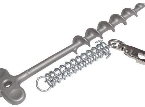 Peggy Peg Hundehering–Bodenanker für Haustiere, Edelstahl