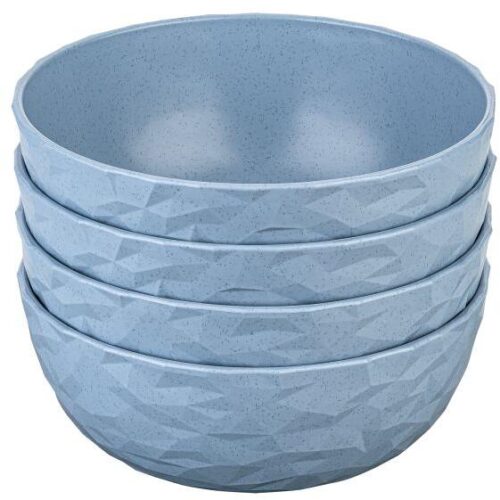 Koziol Club Organic Schale, 700ml, 4-teilig, blau