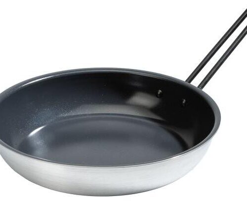 GSI Outdoors Bugaboo Keramik-Pfanne, silber/schwarz, Ø25cm