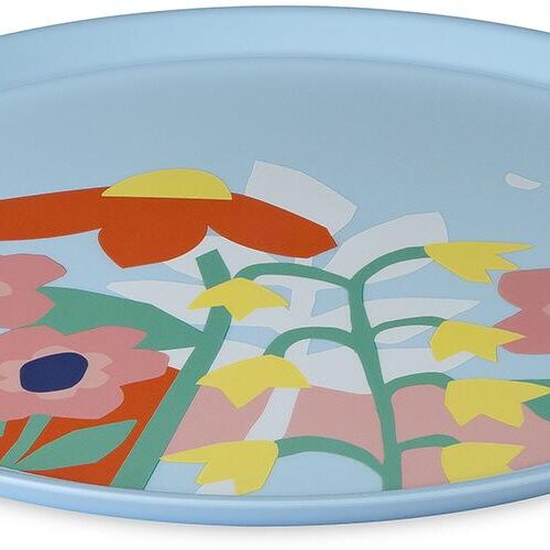 Koziol Connect Nora Teller, Ø25,5cm, sweet blue blooms