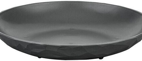Koziol Club Organic Teller, Ø22cm, einzeln, grau