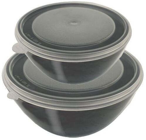 Waca 2Go Multischüssel-Set, 2-teilig, anthrazit