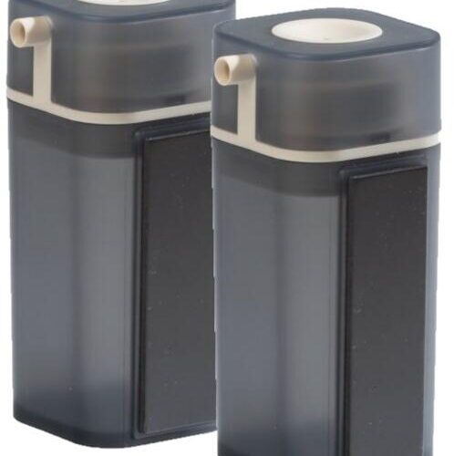 Magnet Essig-/Öl-Spender, 2er-Set, 100ml, grau