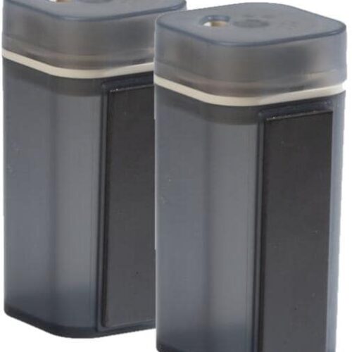 Magnet Gewürzspender, 2er-Set, 100ml, grau