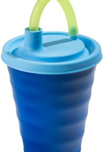 Joosiecap Trinkbecher mit Deckel, 250ml, dunkelblau