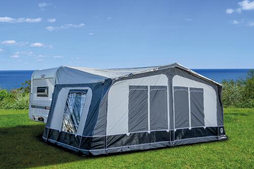 Reimo Palermo Wohnwagen-Vorzelt, (Gr.18), 1076-1100cm, Stahl-Gestänge