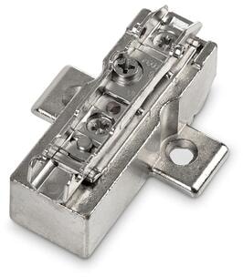 Click-On Topfscharniere, Montageplatte passend für Tiomos Mini 95, innenliegender Anschlag