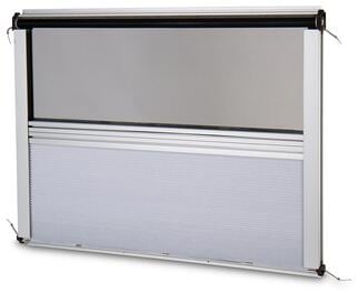 Carbest UnderCover – Universal Fenster-Innenrahmen, mit Verdunkelung-und Moskitoschutzrollo, 836x555mm