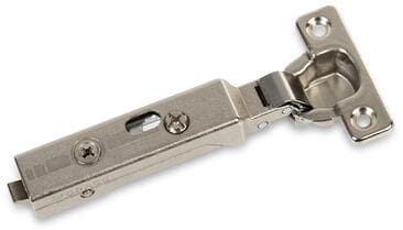 Glastürscharnier Tiomos Mini 95 Click, mit kleinem ∅ 26mm, Topfgehäuse, Zink