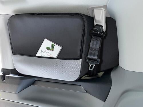 Carbest Fenstertasche für Ford Tourneo Custom V710 >2023 mit Innenverkleidung, hinten rechts, schwarz/grau