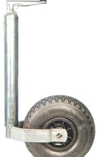 Carbest Stützrad für Wohnwagendeichsel, 200 x 50 mm, Vollgummi