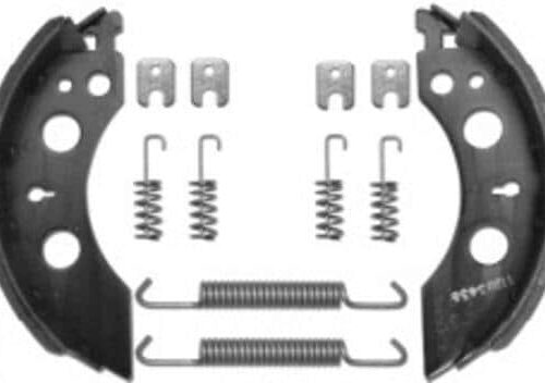 moog Bremsbacken Set inkl. Flanschmutter, für ALKO 2050/2051