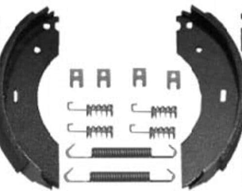 moog Bremsbacken Set inkl. Flanschmutter, für ALKO 2360/2361