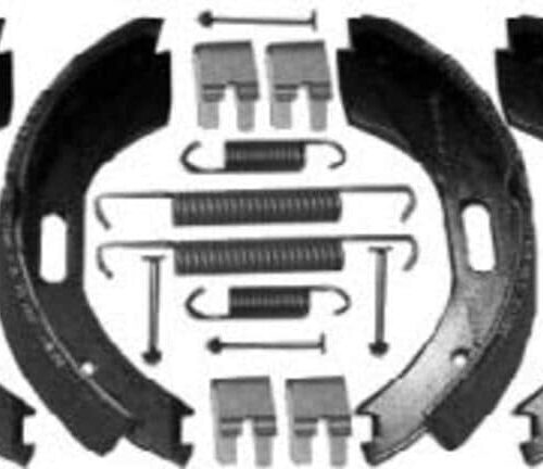 moog Bremsbacken Set inkl. Flanschmutter, für BPW S2005-7RASK