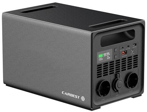 Carbest EnergyQube 800, 1000W, Sinus-Inverter, MPPT-Regler, 60Ah