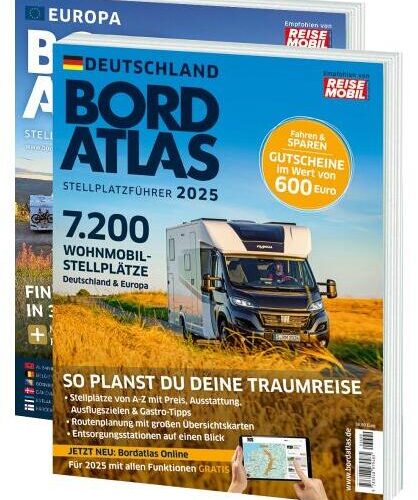 Reisemobil International Bordatlas 2025 - Deutschland & Europa