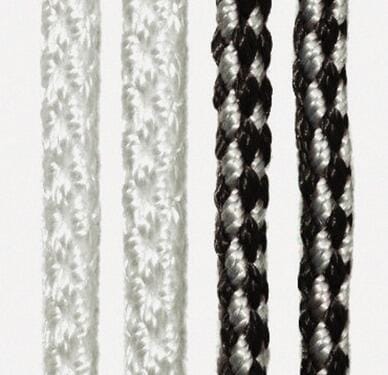 Arisol Korda Kordelvorhang, Schwarz/Weiß