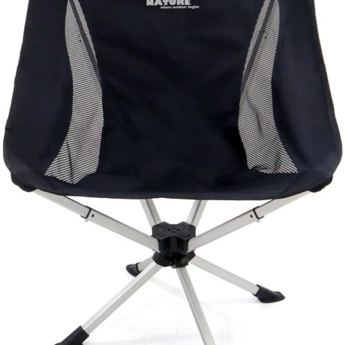 BasicNature Relax 360 Travelchair, schwarz