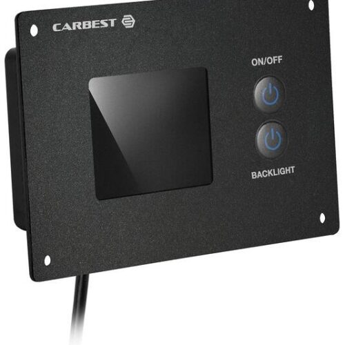 Carbest Fernbedienung für Inverter mit Vorrangschaltung, schwarz