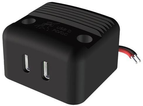 Pro Car USB-C Aufbau-Doppelsteckdose