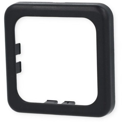 Inprojal System 10.000 Abdeckrahmen, 1-fach, schwarz, 2er Pack