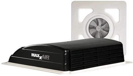 Maxxair Maxxfan Dachlüfter Mini, mit 12V LED, schwarz