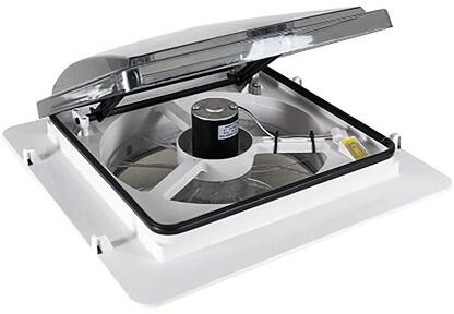 Maxxair Maxxfan Plus Dachhaube mit ferngesteuerter Öffnung und Regensensor, 40 x 40 cm