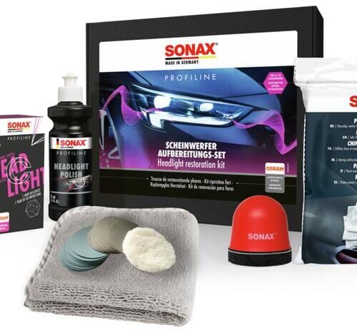 Sonax PROFILINE Scheinwerferaufbereitungs Set