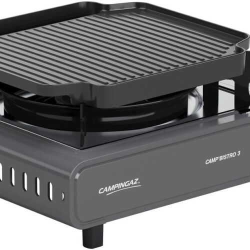 Campingaz Camp Bistro 3 Kocher, Grillplatte, Piezozündung