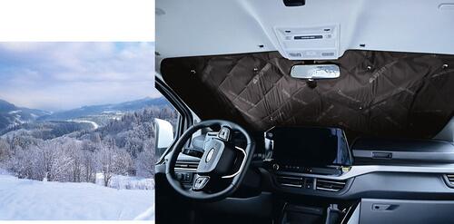 Holiday Travel Thermomatten mit Saugnapfbefestigung für Mercedes-Benz Vito >2014, Fahrerhaus, 3-teiliges Set