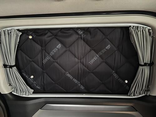 Carbest Thermomatten mit Saugnapfbefestigung für Renault Trafic/Opel Vivaro >2014, Wohnraum, 5-teiliges Set für Fahrzeuge mit Schiebetür rechts