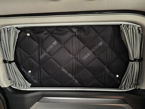 Carbest Thermomatten mit Saugnapfbefestigung für Volkswagen Transporter 5/6 >2003, Wohnraum, 5-teiliges Set für Fahrzeuge mit Schiebetür rechts