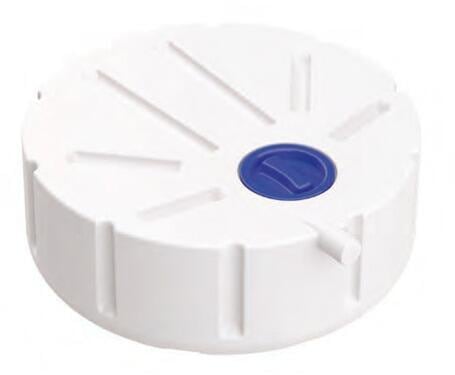 Aplast Wassertank für Reserveradkasten, rund, Ø620mm, 53L