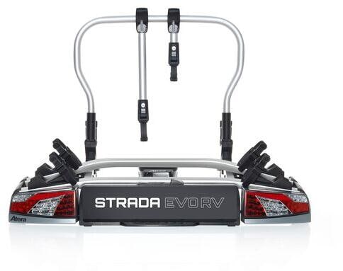 Atera Strada EVO RV Heckfahrradträger, 2 Räder, Traglast 60 kg, silber