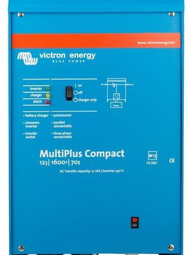 Victron MultiPlus Compact Wechselrichter/Ladegerät, 12V, 70A, 1600W