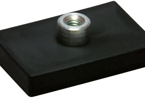Brugger Magnet A-System Squareline Magnetsystem, 3,5x2,2x0,6 cm, schwarz