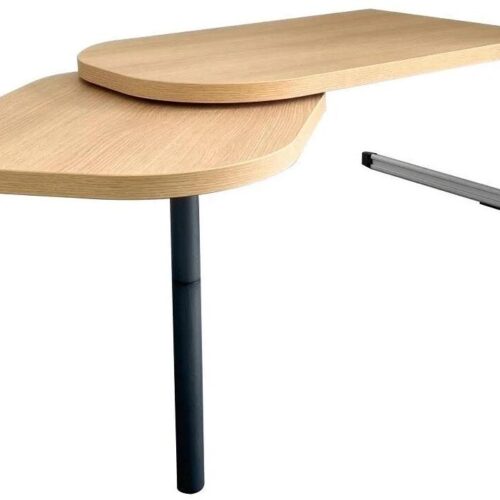 VierTec Komplettsystem mit Tischplatte, Lindberg Eiche Dekor