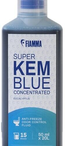 Fiamma Super Kem Blue Konzentrat WC-Pflege und Reinigung, Eukalyptus-Duft, 750ml