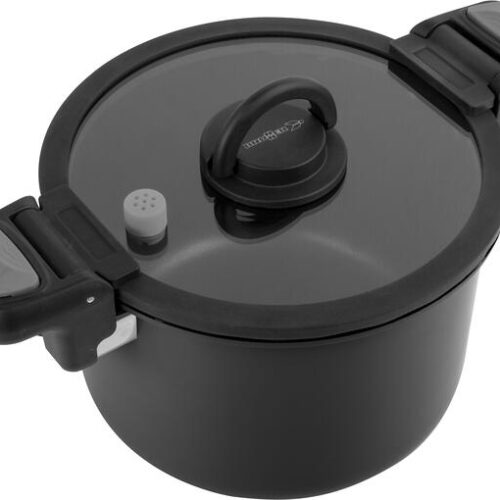 Brunner Quickpot Schnellkochtopf, 5l, schwarz